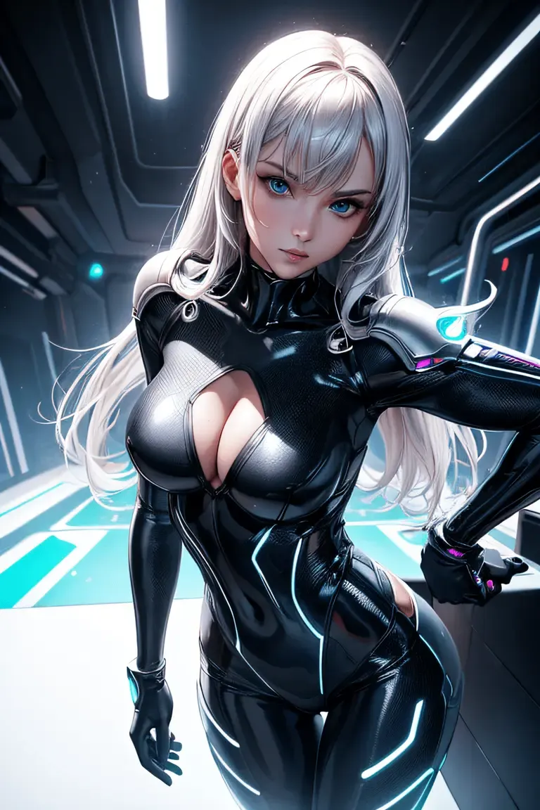 Fantasy anime AI girlfriend from World's End Harem